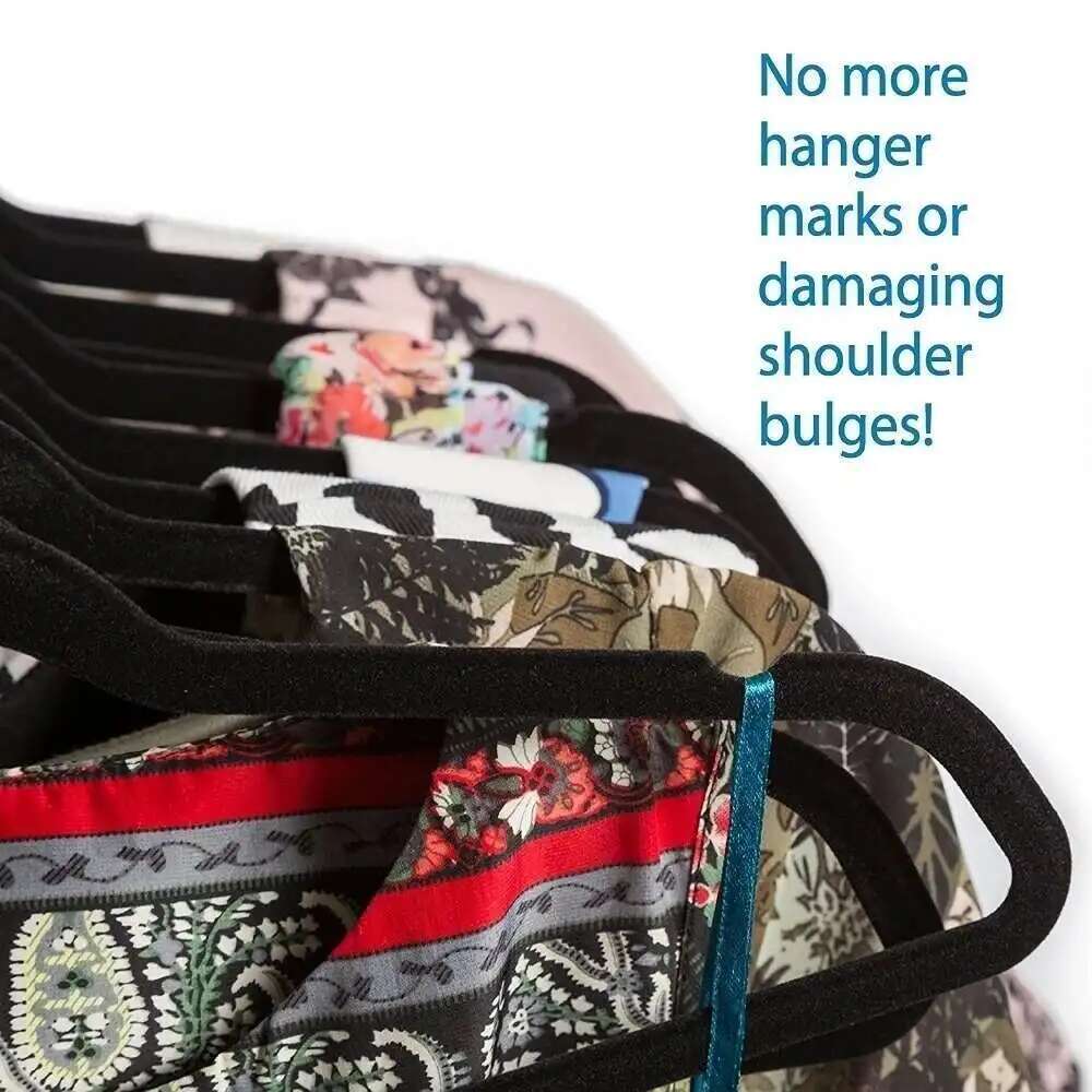 10pcs Non-slip Velvet Hangers - Suit Hangers Ultra Thin Space Saving 360 Degree Swivel Hook Strong And Durable Clothes Hange