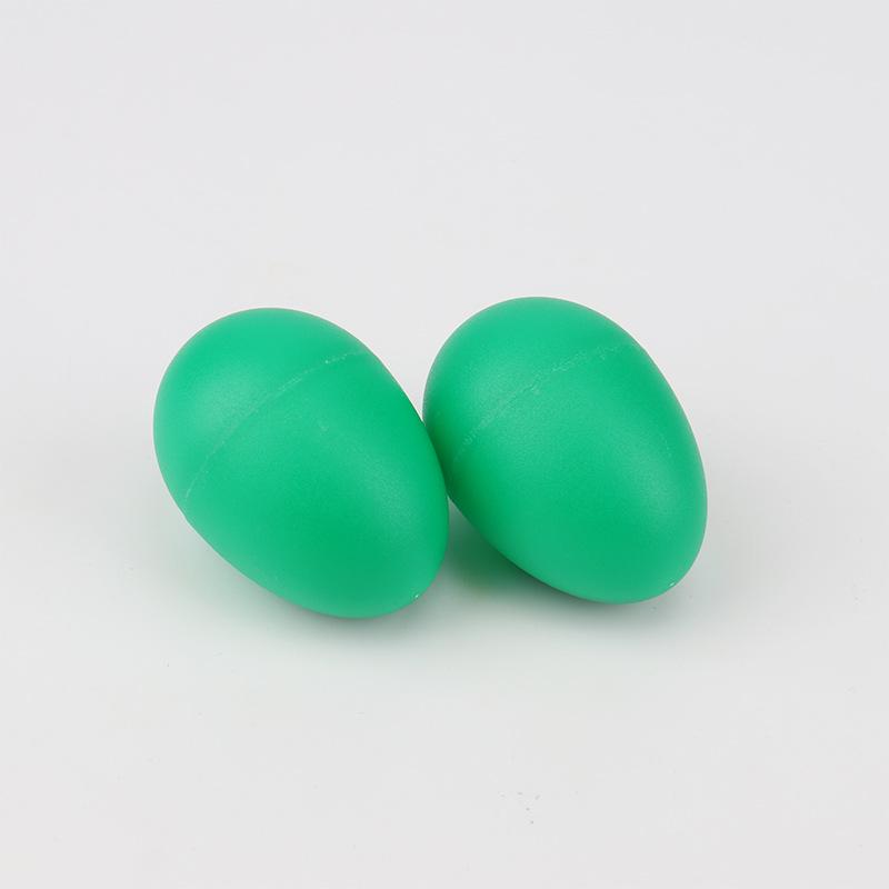 Orff Percussion Eggs: Plastic Maracas for Auditory Training & Educational Use зелёный