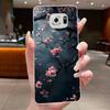 Hülle Für Samsung Galaxy S6 Edge Plus Blume Schmetterling Handyhüllen Für Samsung S5 S6 Edge+ Weiches Silikon Transparente TPU Hüllen