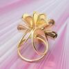 Imitation Pearl Three-ring Scarf Buckle