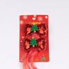Korean Style Christmas Hair Clip Colorful Wig Bowknot Hairclip Cute Girls Wig Hairpin  Gift