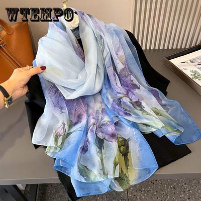 Neue Mode Sommer Frauen Schal Böhmen Blume Strand Hijab Schals und Wraps Weiblich Foulard Echarpe Designer Pashmina Bandana