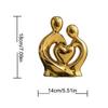 Couple Sculpture Couple Ornament Ceramic Couple Statue Hugging Figurine Lover Sculpture Wedding Anniversary Decor Valentines Day