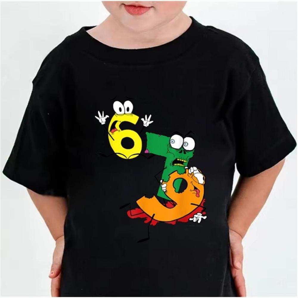 Футболки для мальчиков, милые футболки с эмодзи, футболки с принтом, с круглым вырезом, с коротким рукавом 100