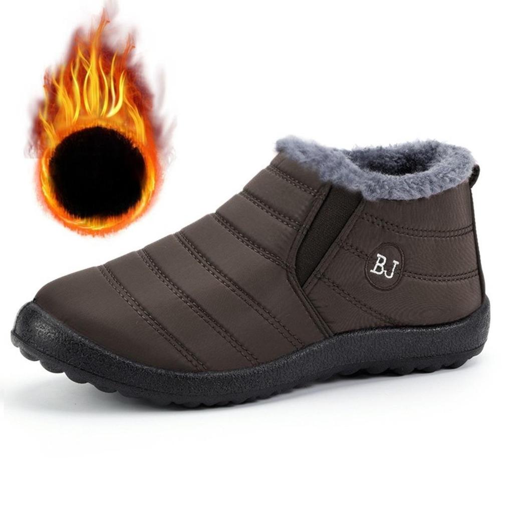 Men's and Women's, Waterproof, Cotton Boots, Umbrella Cloth, Snow Boots, Warm, Low Cut, Thick Cotton Shoes, Lightweight, Women's Boots