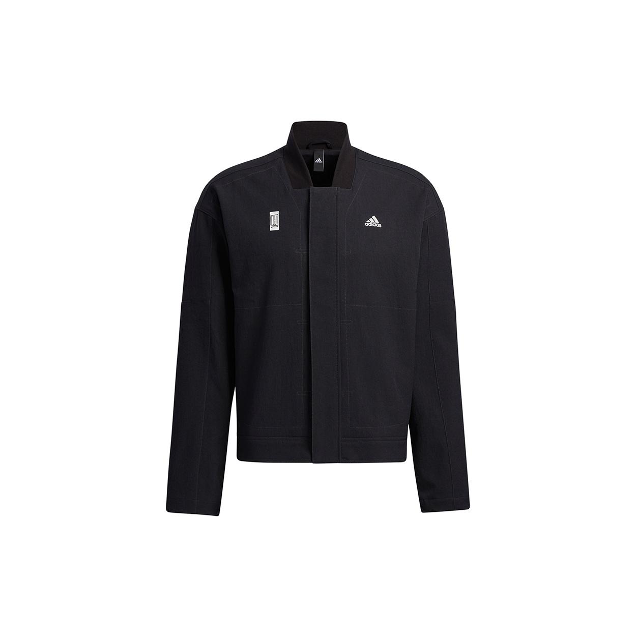 adidas Series WJ JKT Denim Training Sports Logo Jacket Black Men s GP0904 S