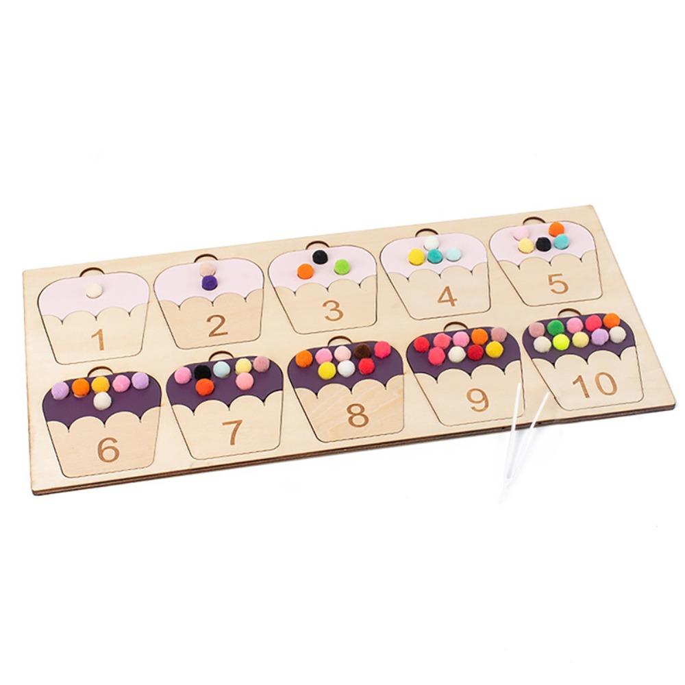 

Wood Kid’s Concentration Training Toys Colorful Color Sorting Games Parent-child Interactive Color Sorting Games
