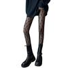 Frühling Sommer Herbst Dünne Transparente Mond Muster Fischnetz Strümpfe Frauen JK Schwarze Strümpfe Instagram Trendy Sexy Strumpfhosen