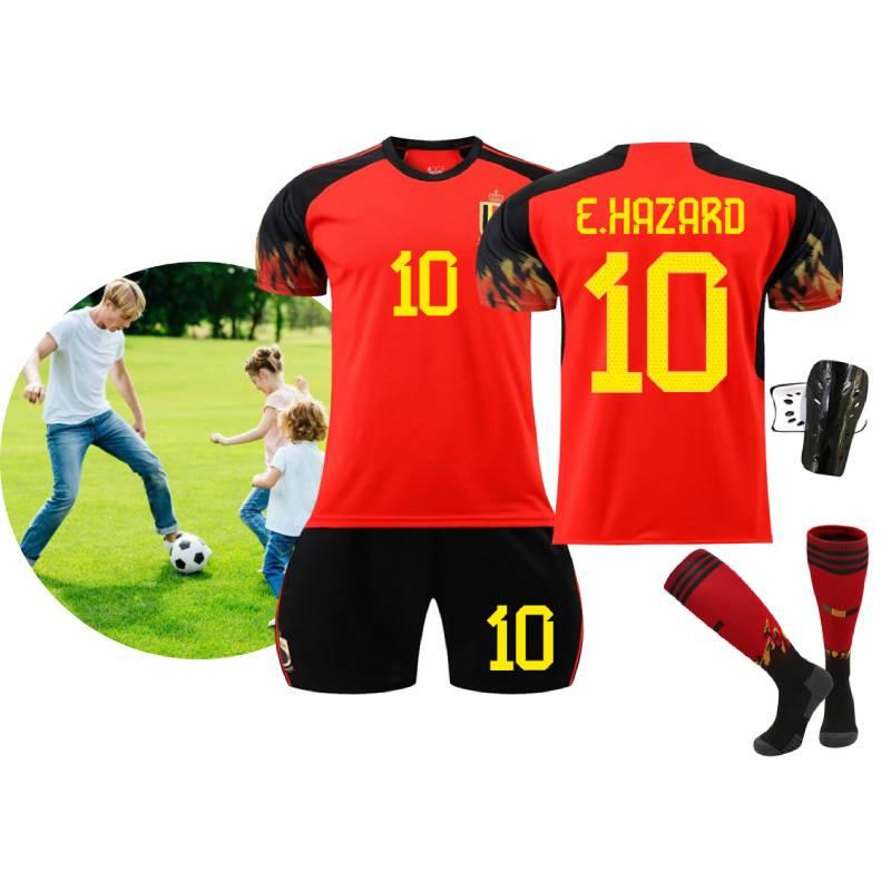 New Belgium Heimfußballtrikot Deb Bruyne 7 Und Lukaku 9 WM 2022 Trikot