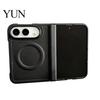 Faux Leather Folding Phone Case Magnetic for IPhone 18, Cover with Hinge Full Body Protection Protection, Shockproof Protective 18 Fold Anti