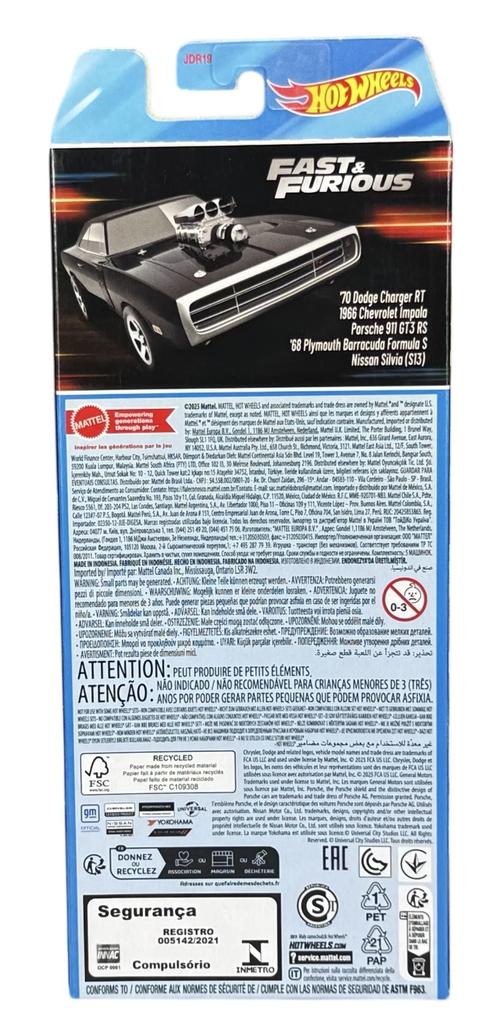 HOT WHEELS FAST AND FURIOUS 5-PACK JDR19