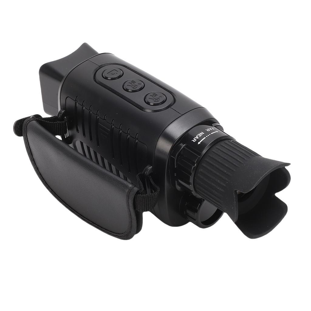 2.5K Night Monocular Infrared Scope with 10X Zoom 7 Adjustment 800m Range Rechargeable HD Camera for Hunting Camping