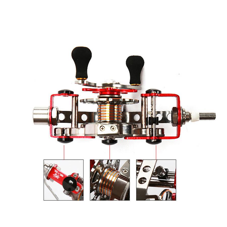 FULL-METAL Automatic Line Speed Ratio 2.5:1 Before Front Wheel Fishing Rod Modified Inside The Line Overnight Round Fishing Reel