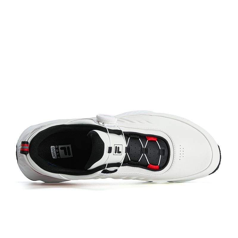 Fila Golf Abrasion Resistant, Breathable, Lightweight Low Top Golf Shoes Men's Bright White A12M611716FBW