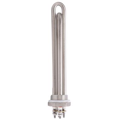 Immersion Water Heater Stainless Steel 1 NPT Thread Portable Quick Heating Electric Tube