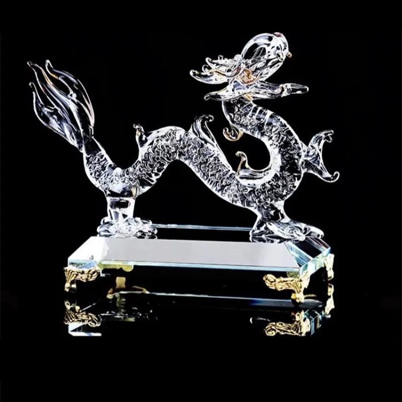Home decor accessories Twelve zodiac animal ornaments Crystal crafts Wealth acquisition ornaments 1pcs desk decoration