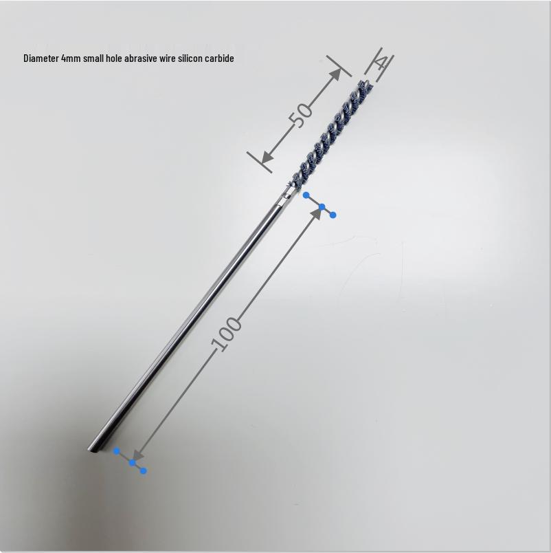 Abrasive Wire Tube & Pipe Brush - Steel Bristle for Deburring & Polishing