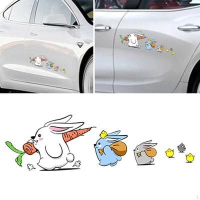 Bunny Car Stickers Window Decals for Vehicles Boats Wall Accessories Waterproof