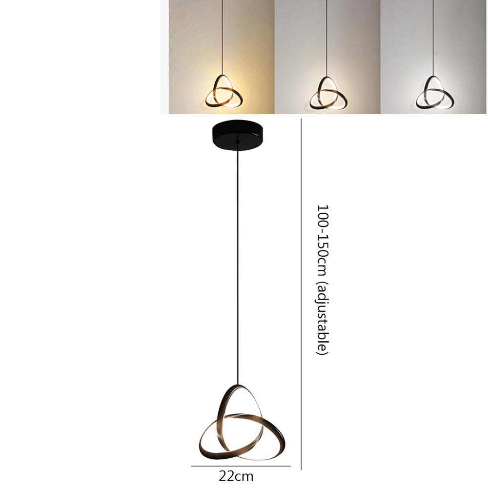 

Современная минималистская светодиодная люстра, подвесные светильники, скандинавская спальня, прикроватная тумбочка, длинный линейный светильник, подвесные светильники, домашний декор