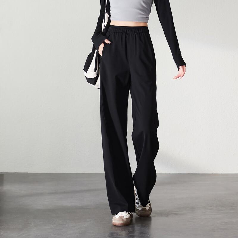 SOFSIL Women s High-Waist Wide-Leg Casual Pants L