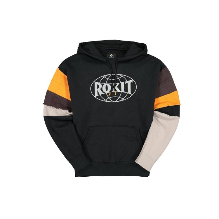 

Пуловер с капюшоном Converse x ROKIT Черный Мужская Верхняя одежда 10019279-A01