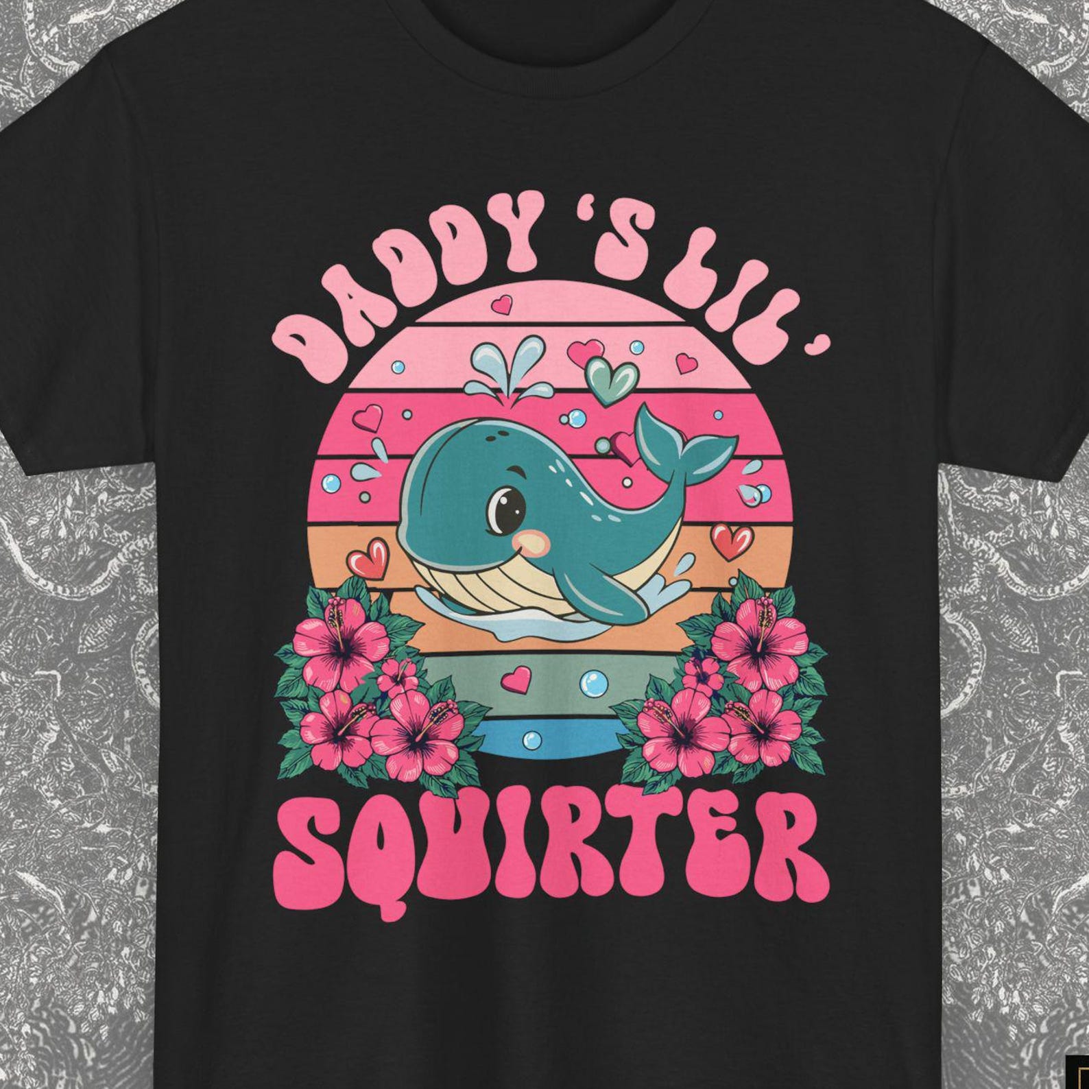 Daddy s Lil Squirter Adult Gift Shirt, Funny Inappropriate Adult T-Shirt, Embarrassing Meme Women Tee, Girls Night Games, Silly Edgy Shirt 2XL