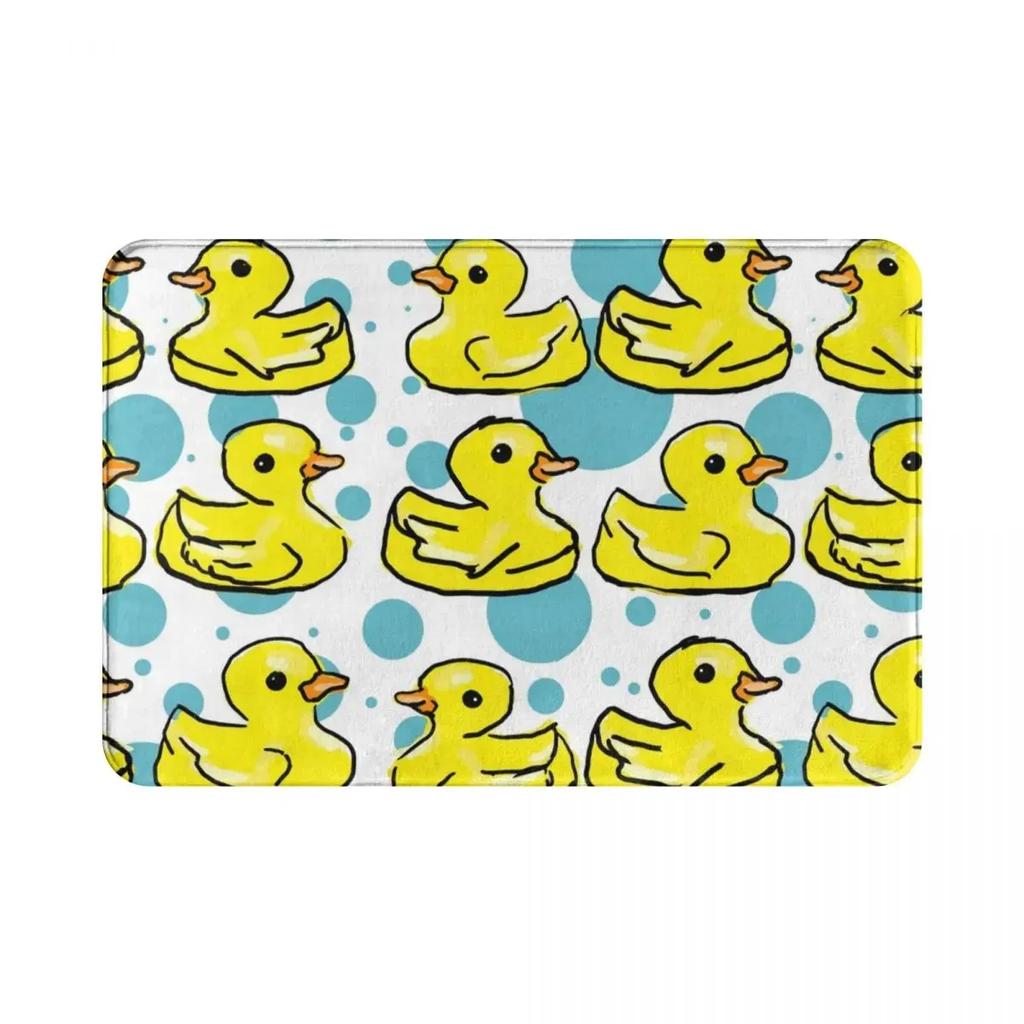 Rubber Duck Bathroom Mat Yellow Cartoon Doormat Kitchen Carpet Balcony Rug Bedroom Floor Mat Entrance Door Mat Home Decor