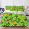 Cartoon G-Grinchs-Christmas Duvet Cover Set Soft Wash Bed 3 Piece Summer Comfortable Student Dormitory Home Baby Bedding Best