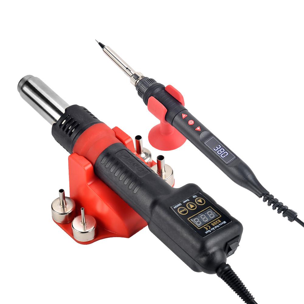 750W Welding Rework Station Micro Hot Air Gun LCD Digital Display Soldering Heat Gun Hair Dryer BGA IC Solder Tools