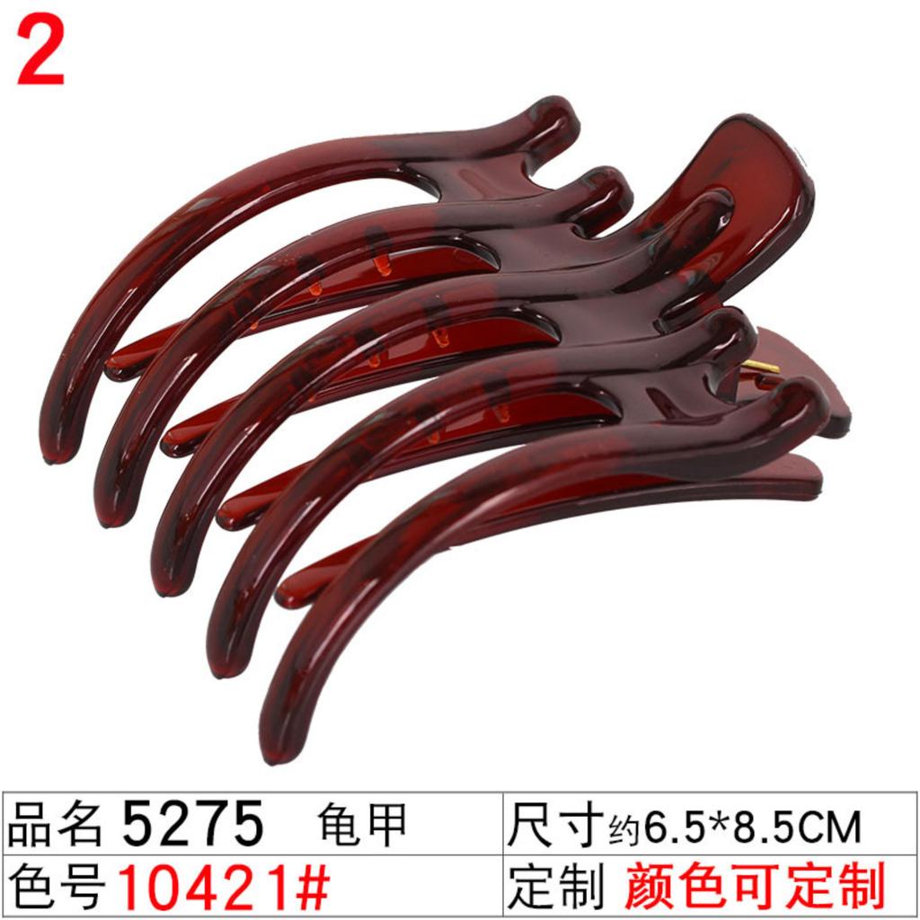Plastic Hair Clip for Women Hair Styling Five Teeth Hair Comb Large Hair Clamp Hairpin Hair Accessories for Secure Hold and Easy Use