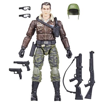 Joe Classified Series General Clayton Hawk Collectible Action Action Figure for Boys Includes 7 Accessory Pieces G.I. Abernathy, Figure, 103cm, 6-Inch