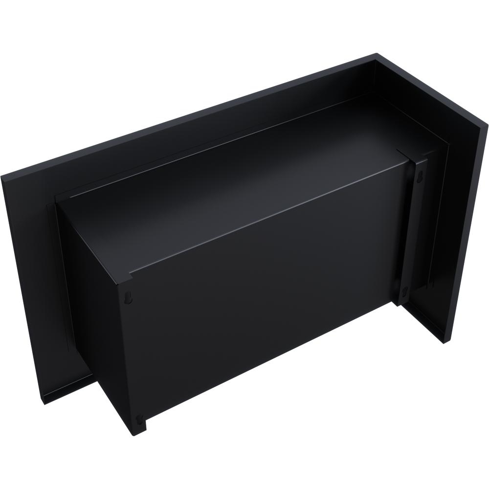 Wall Mounted Bioethanol Fireplace DELTA 700 TÜV Left-sided