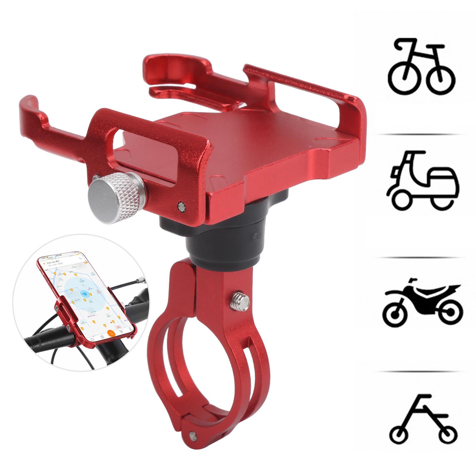 360 degrees  Rotate   Phone Mount Clamp Bracket Motorcycle Mobile Phone Holder Stand