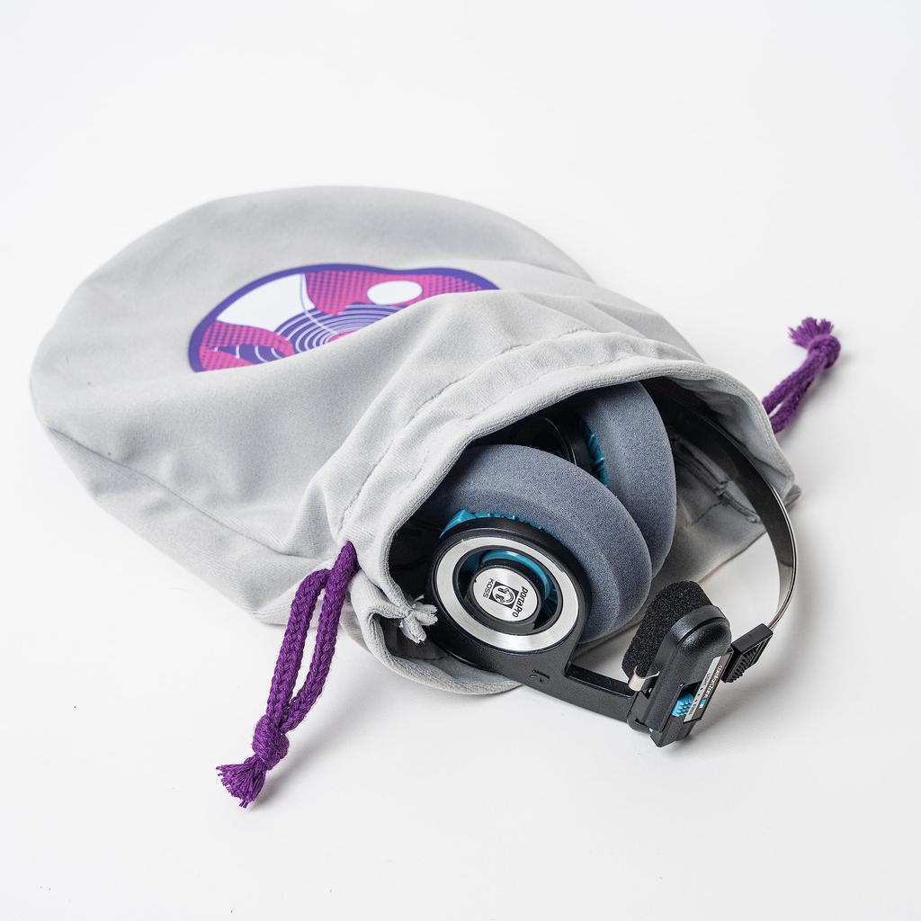 YAXI for PORTAPRO Ear Pads A3 Orange Purple Poster Pouch (7 pairs Black, Red, Blue, Orange, Yellow, Purple, Gray) + & +