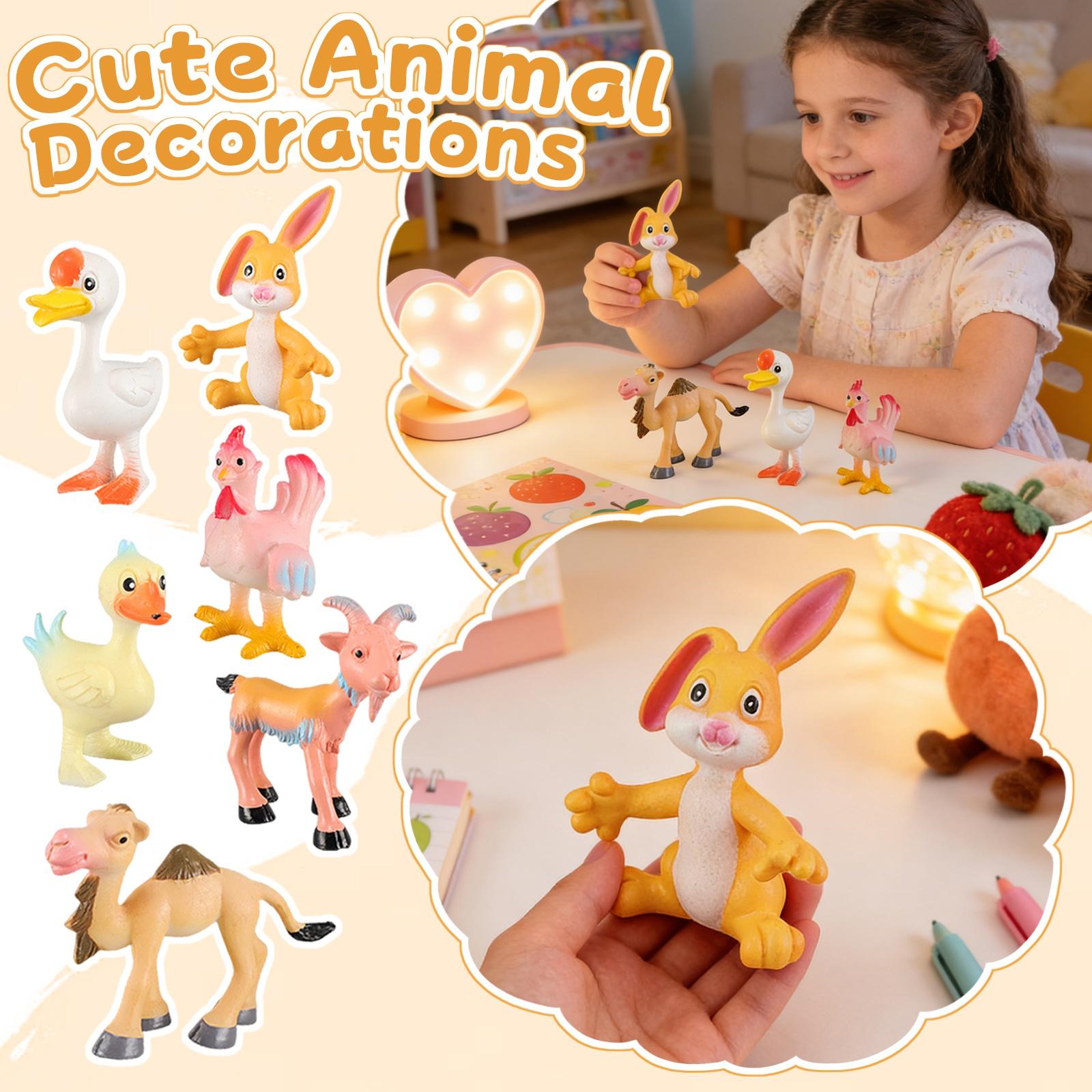 

Educational Cartoon Wild Animal Models, Street Vendor Goods, Baking Decorations And Ornaments One Size