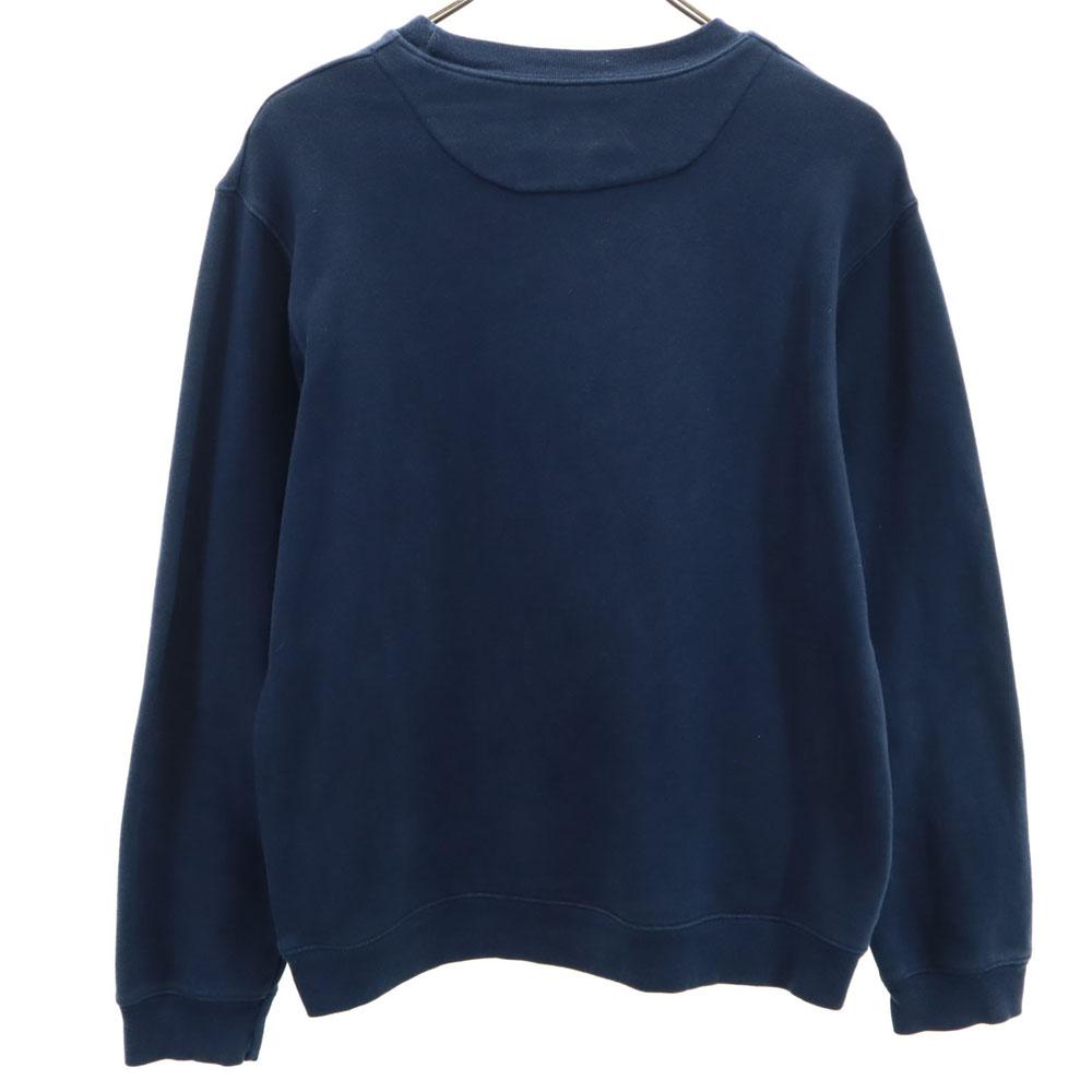 ARMANI EXCHANGE 90s Old Long sleeve Logo embroidery trainer XS Navy sweat Men's Used