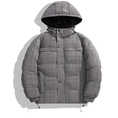 Winter Cotton Clothes Men's Hooded Couple's Cotton Clothes Hong Kong Style Warm Jackets Men's Tops Casual Loose Cotton