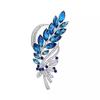 Wheat Ear Brooch, High-end Women's Exquisite and Fashionable Crystal Brooch, Niche Design Sense Brooch
