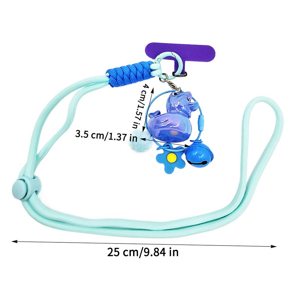 

Cute Bag Charms Cute Lightweight Handmade Ornament Funny Duck Purse Charm Phone Strap For Women Girls Teens Daily Travel синий