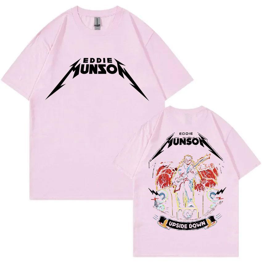 Rock Punk Eddie Munson Grafická trička The Demogorgon Kanibalská květina Monstrum Tričko Muži Ženy Fleecová Bavlna Nadměrná trička