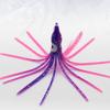 50Pcs Baits Soft Fishing Lures Squid Skirts 5-12cm Artificial Baits Glow Trolling Skirt Lures Saltwater Fishing Baits