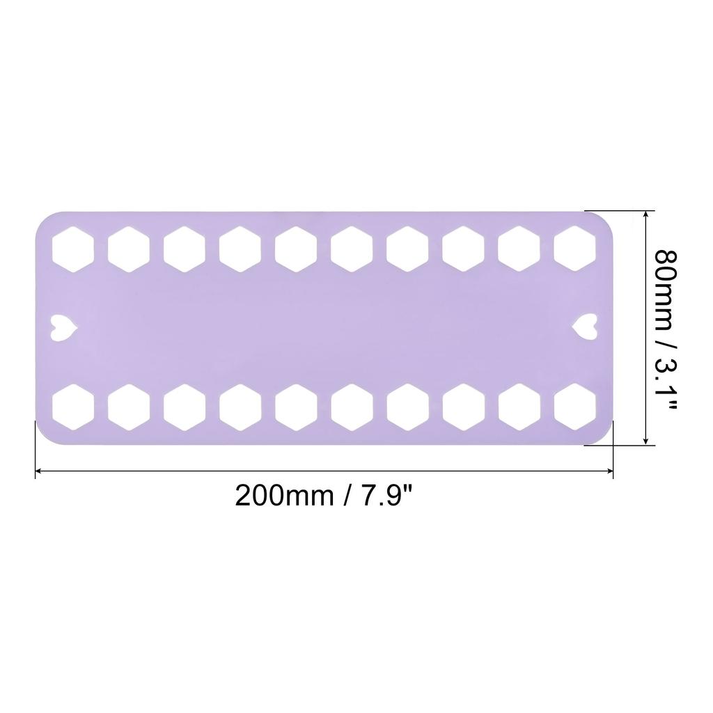 10pcs Plastic Floss Bobbins Sewing Thread Plates Winding Board Cards for Craft DIY Embroidery Light Purple / Blue / Sky Blue