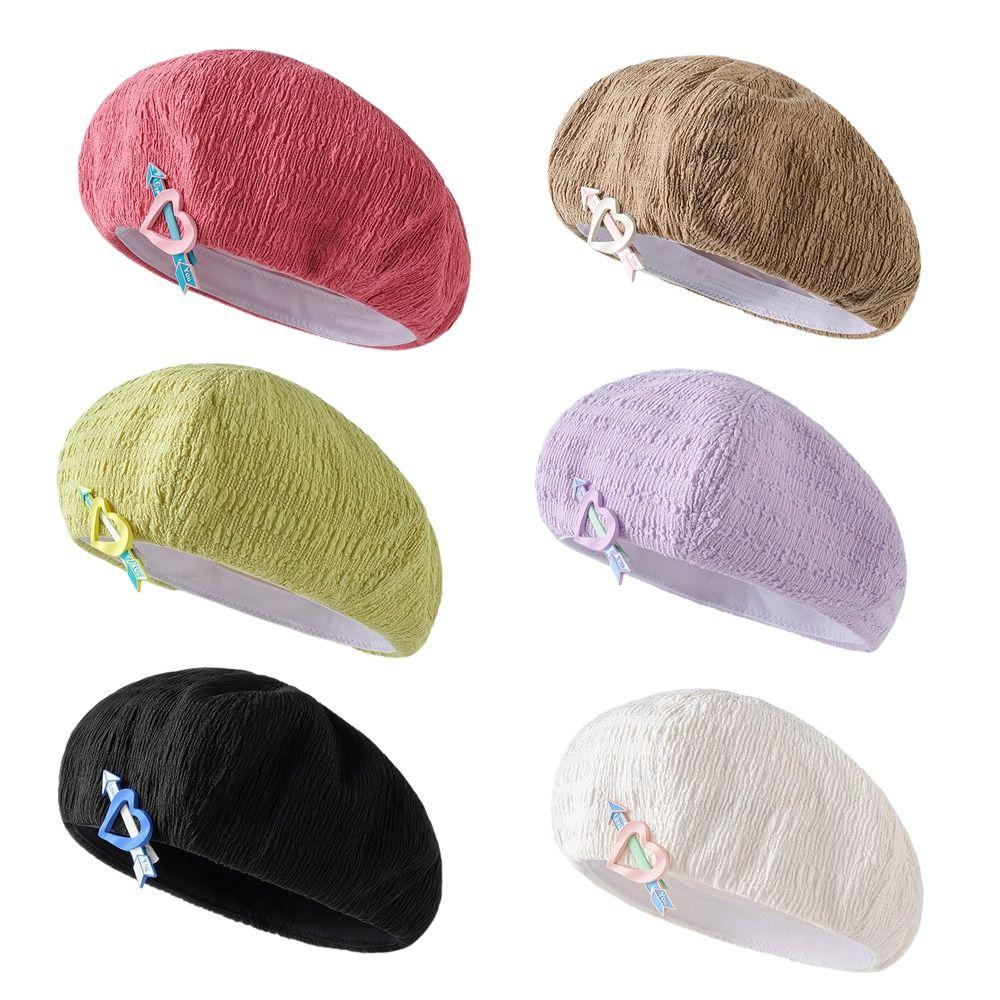

Женские береты в стиле ретро, ​​яркие цветные береты для девочек, модные кепки для девочек, весна-осень-зима