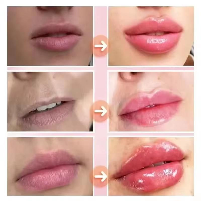 Brillo Voluminizador de Labios Instantáneo Reduce Líneas Finas Sérum Voluminizador Exfoliante Hidratante de Larga Duración Líquido Nutritivo Cosméticos de Belleza Sexy
