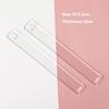 2Pcs Acrylic 2/3/4/5/6mm Rolling Strip Pin Rail Set Rolling Pin Guides Measuring Dough Strips Leveling for Pastry Baking Cookies