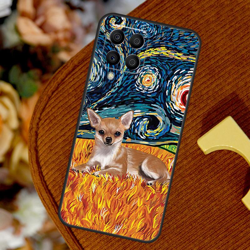Cartoon Chihuahua Dog For Samsung Galaxy M32 M52 M12 M55 M15 M13 M23 M33 M53 M20 M21 M51 M34 M54 M30s M31s Case