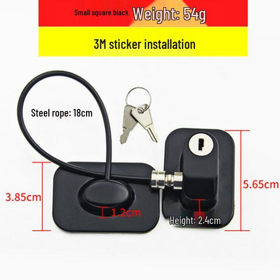 Child Safety Window and Refrigerator Lock - Anti-Fall Restrictor and Cabinet Door Positioner