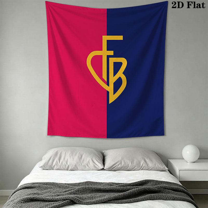 Basel Wall Hanging Printed Fabric Blanket Decorative Tapestries for Bedroom Living Room Home Decor
