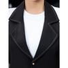 1pcs Polyester Chef Overall Suit with Lapel Unisex Restaurant Hotel Cafe Bakery Kitchen Workwear for Men Women