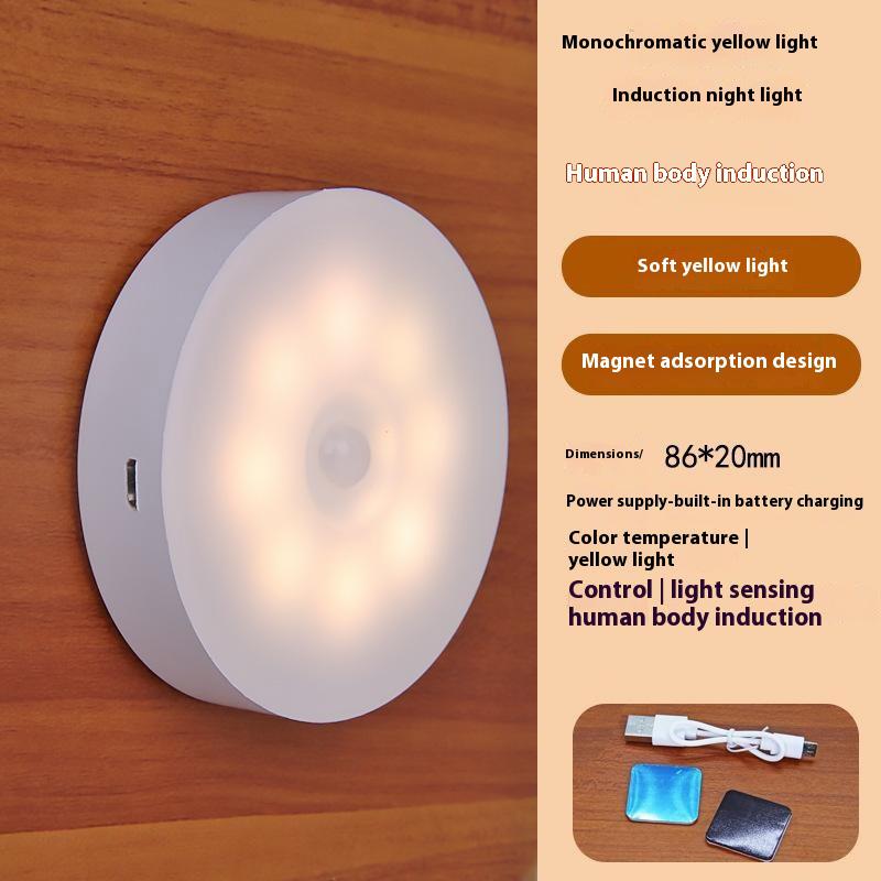 

Smart Motion Sensor LED Night Light with Light Control for Bedroom Warm Light